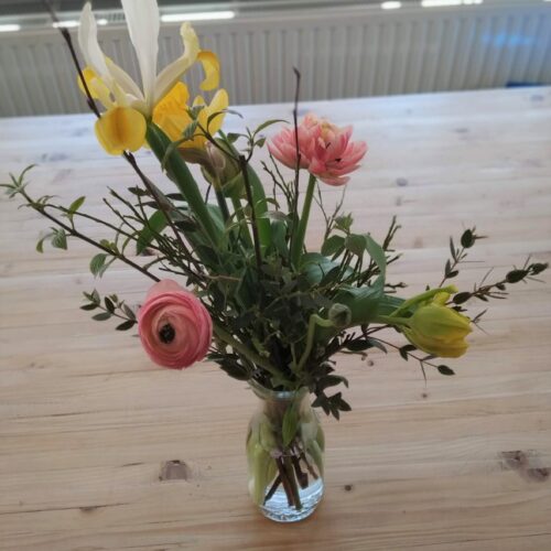 Blumen gebunden: lose