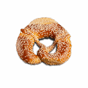 Brezel mit Sesam