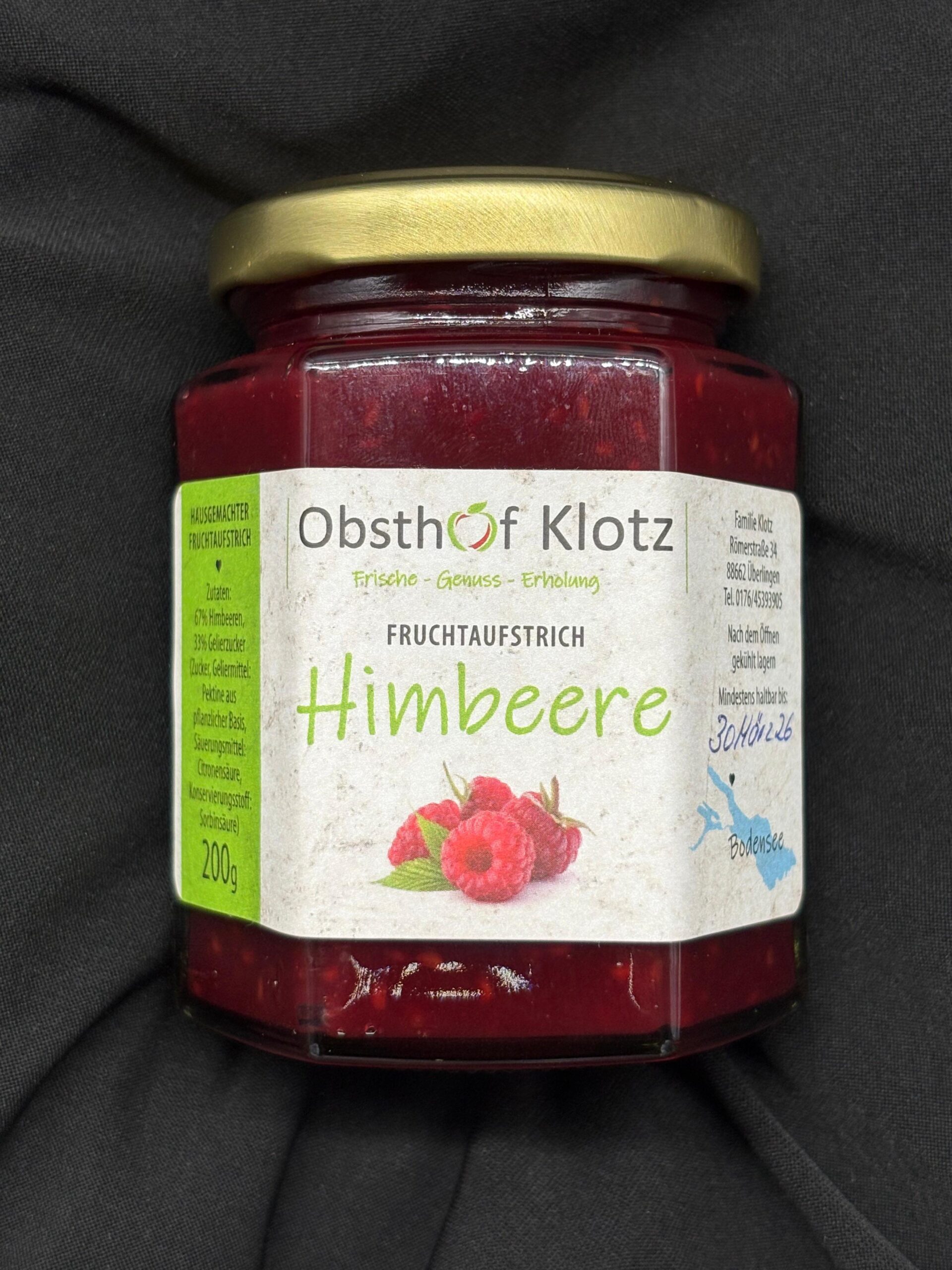 Fruchtaufstrich Himbeere